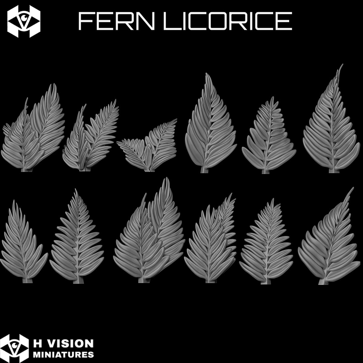 Official H Vision Miniatures Fern Licorice render 2