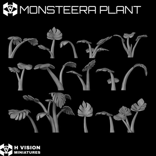 Official H Vision Miniatures Monstera Plant render 2
