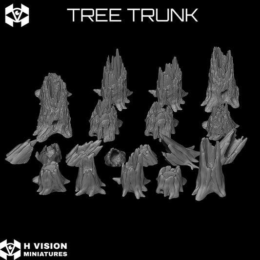 Official H Vision Miniatures Tree Trunk render 2