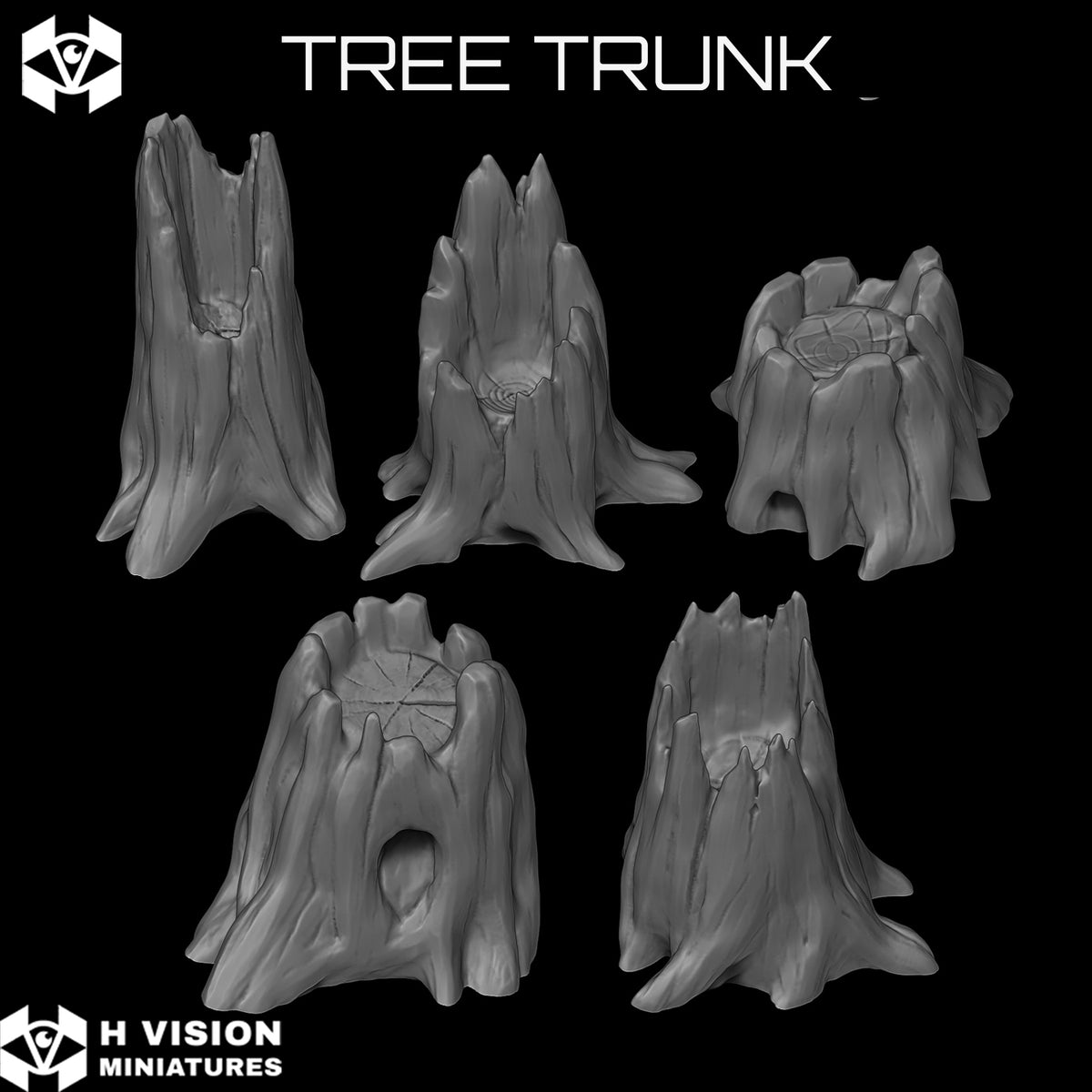 Official H Vision Miniatures Tree Trunk render 5