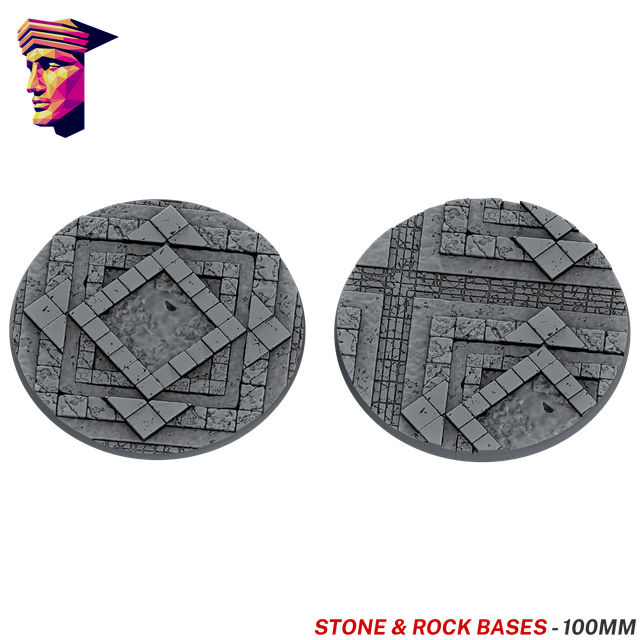 Stone & Rock Scenic Bases – 100mm x2