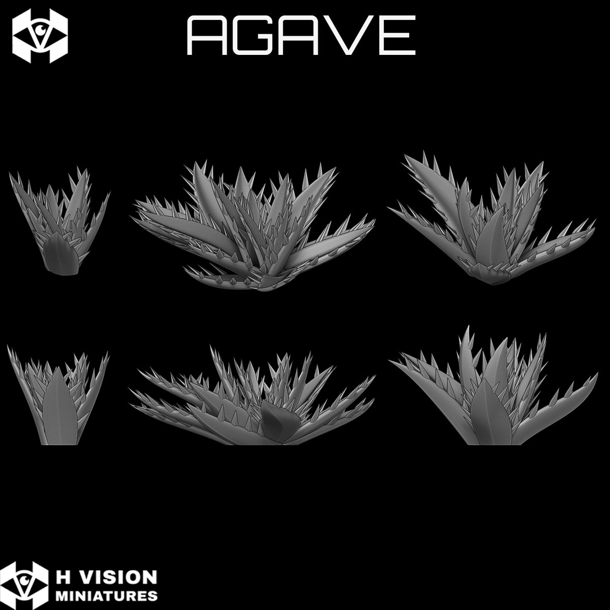 Official H Vision Miniatures Agave render 3