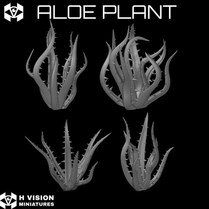 Official H Vision Miniatures Aloe Plant render 3