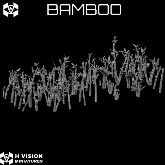 Official H Vision Miniatures render of Bamboo, included in Bamboo Jungle themed pack