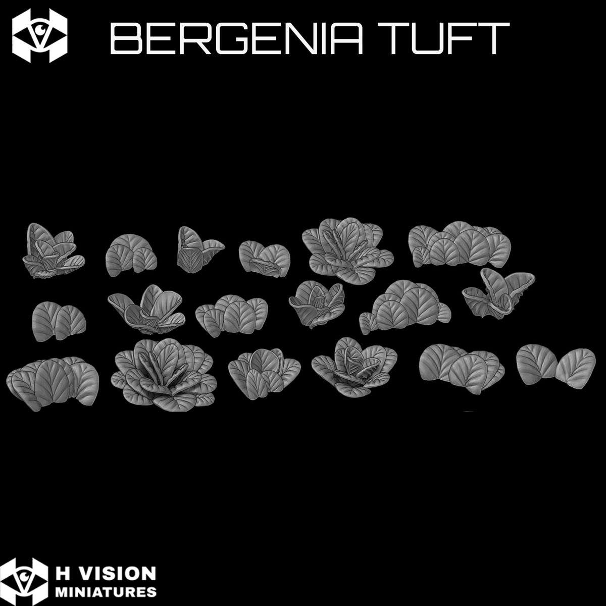 Official H Vision Miniatures Bergenia Tuft render 2