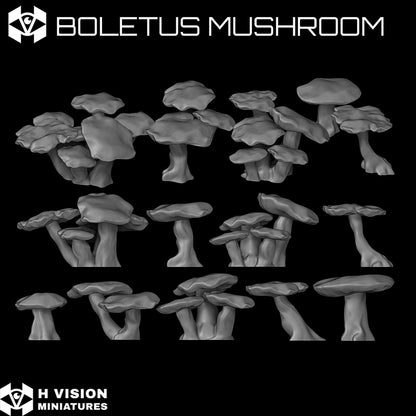 Official H Vision Miniatures render of Boletus Mushroom, included in Mixed Mushrooms themed pack