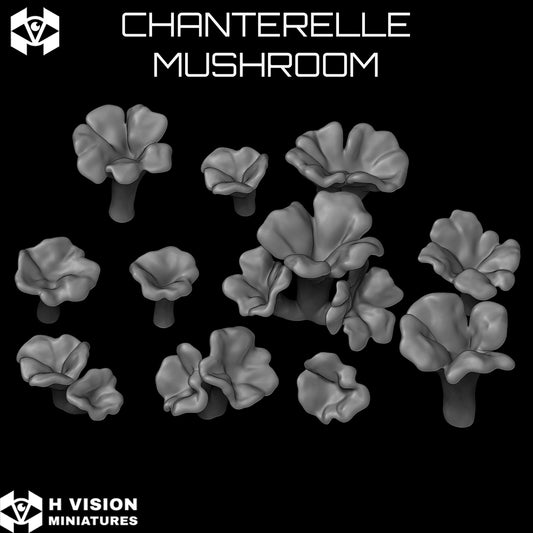Official H Vision Miniatures Chanterelle Mushroom render 1