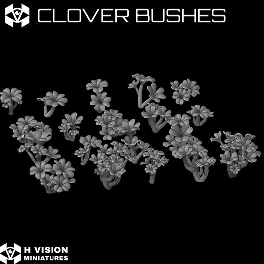 Official H Vision Miniatures Clover Bushes render 2