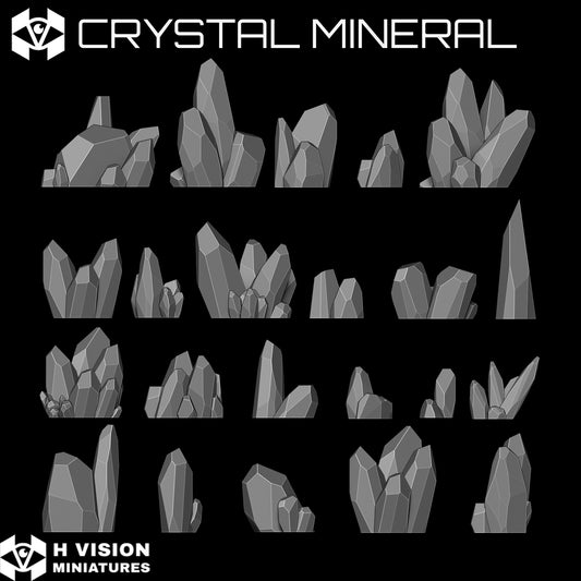 Official H Vision Miniatures Crystal Mineral render 2