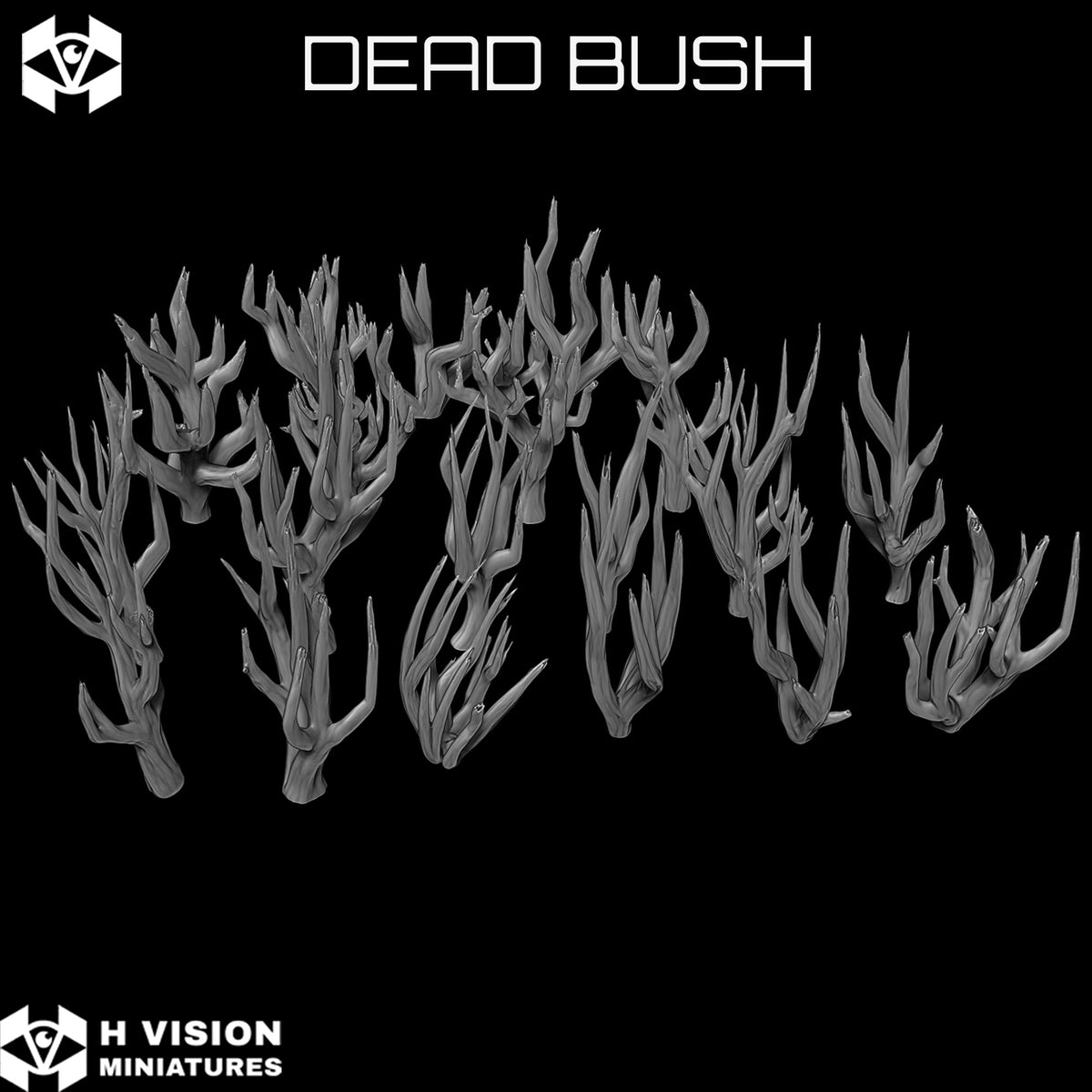 Official H Vision Miniatures Dead Bush render 1