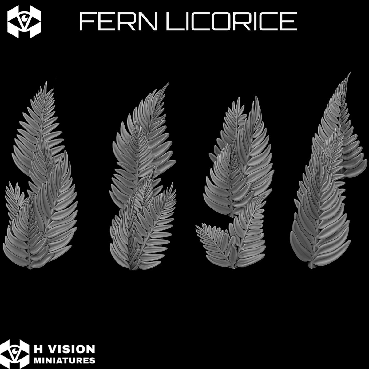 Official H Vision Miniatures Fern Licorice render 1