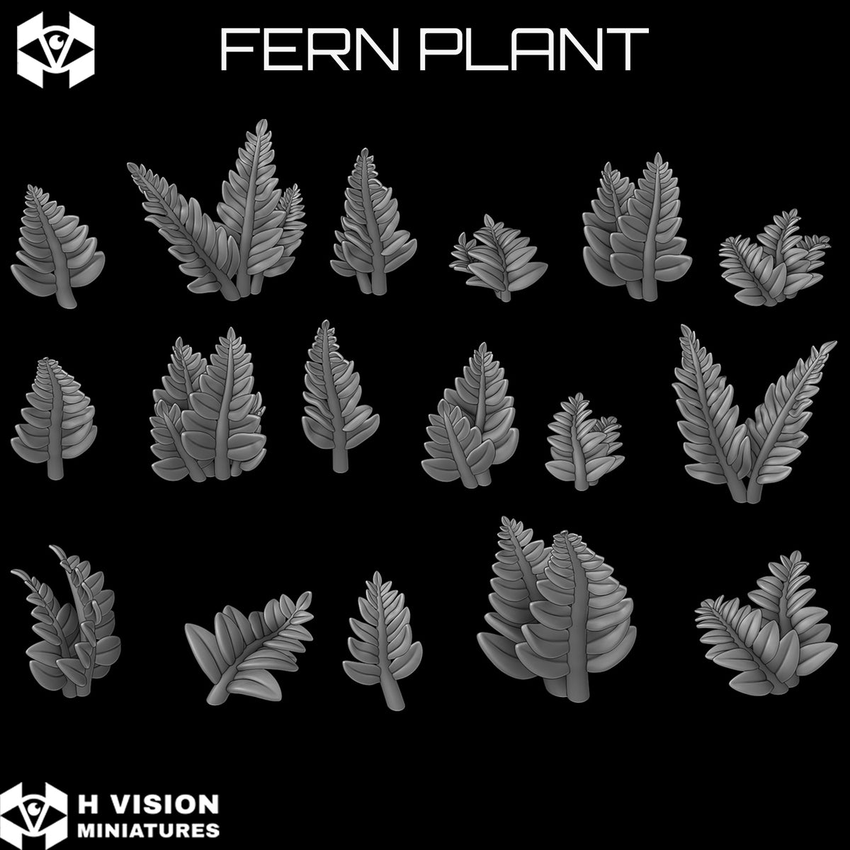 Official H Vision Miniatures Fern Plant render 2