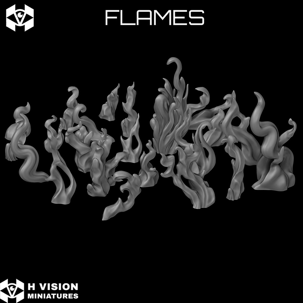 Official H Vision Miniatures Flames render 1