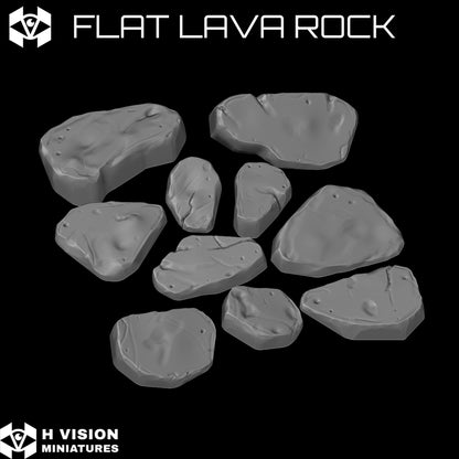 Official H Vision Miniatures Flat Lava Rock render 2