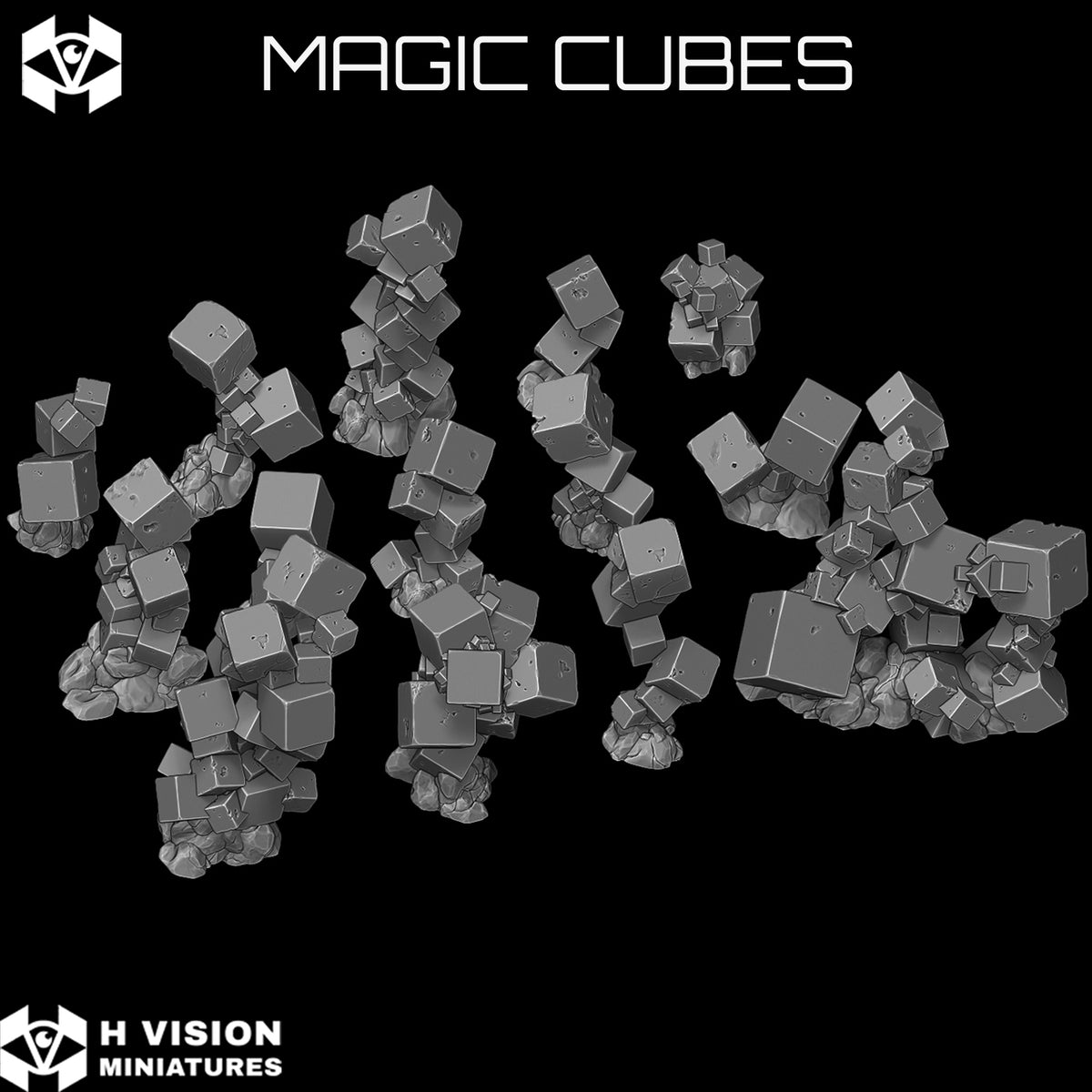 Official H Vision Miniatures Magic Cubes render 1