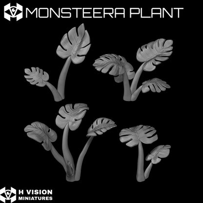 Official H Vision Miniatures Monstera Plant render 4