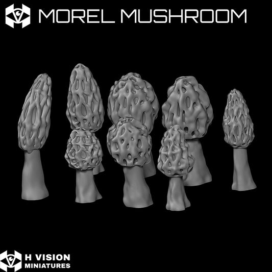 Official H Vision Miniatures Morel Mushroom render 1