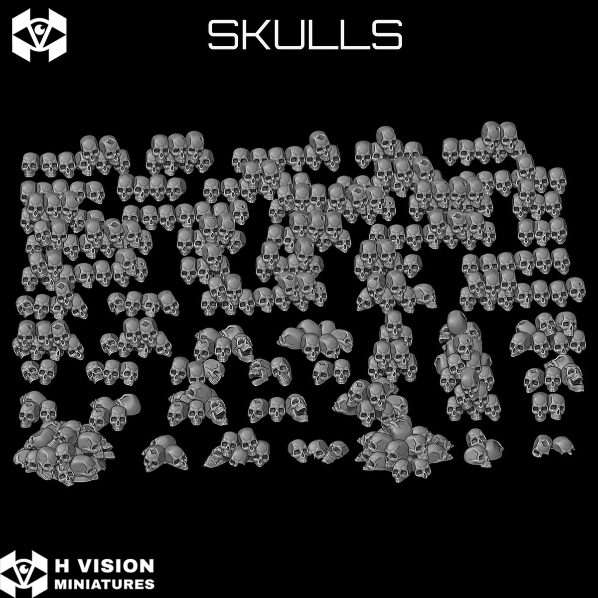 Official H Vision Miniatures Skulls render 2
