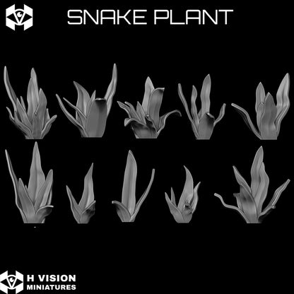 Official H Vision Miniatures Snake Plant render 2