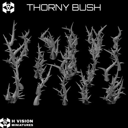 Official H Vision Miniatures Thorny Bush render 1
