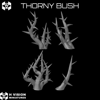 Official H Vision Miniatures Thorny Bush render 6