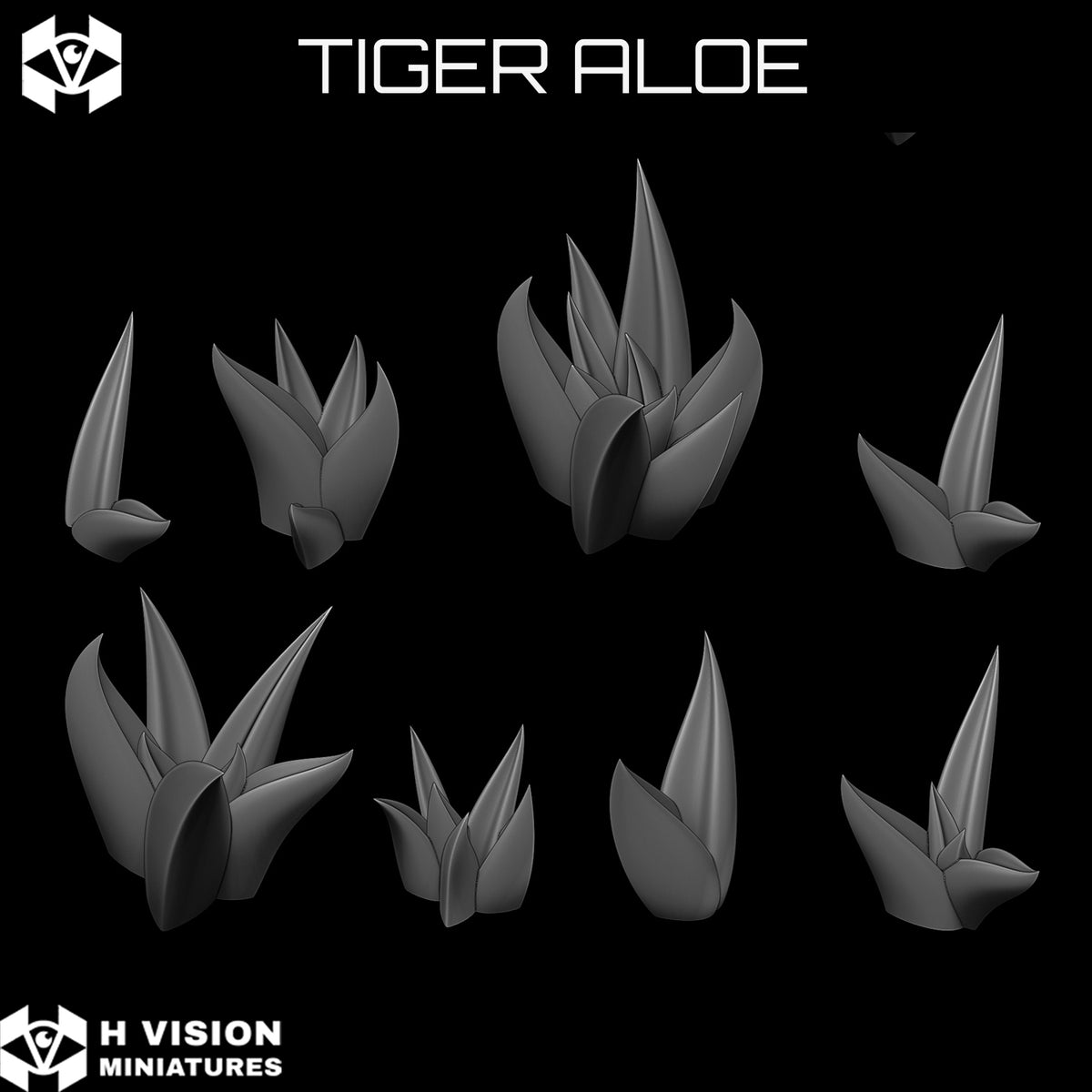 Official H Vision Miniatures Tiger Aloe render 3