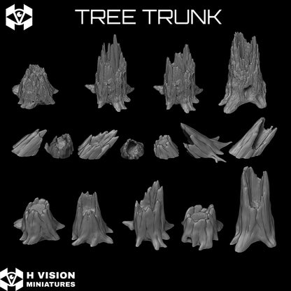 Official H Vision Miniatures Tree Trunk render 4