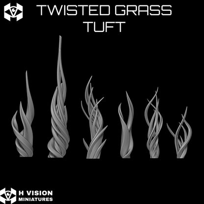 Official H Vision Miniatures Twisted Grass Tuft render 3
