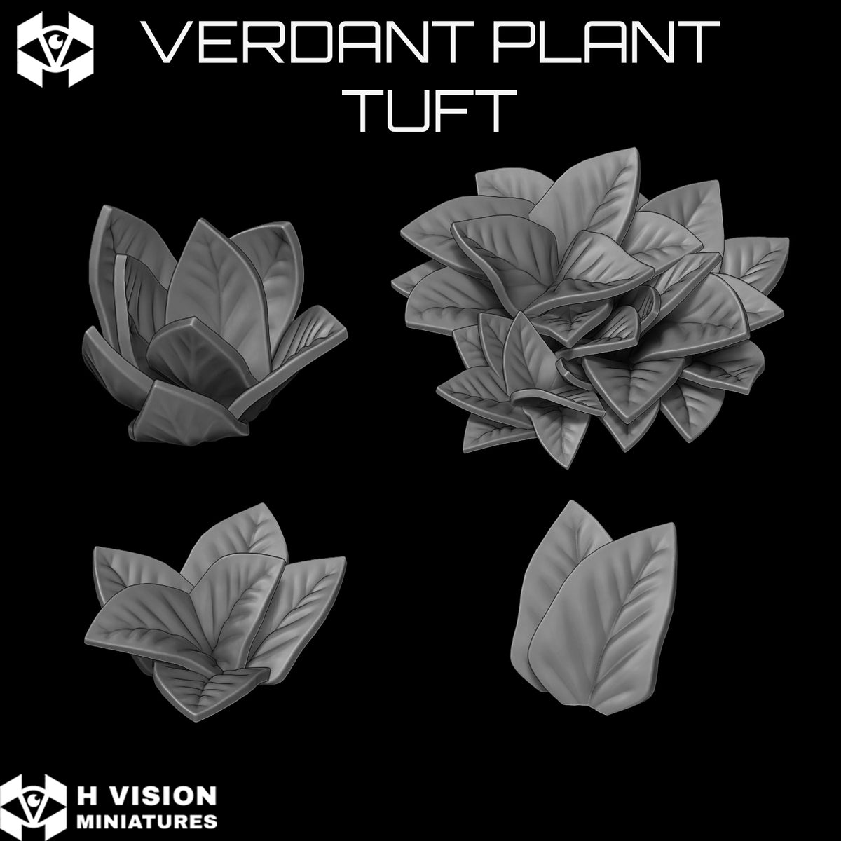 Official H Vision Miniatures Verdant Plant Tuft render 3