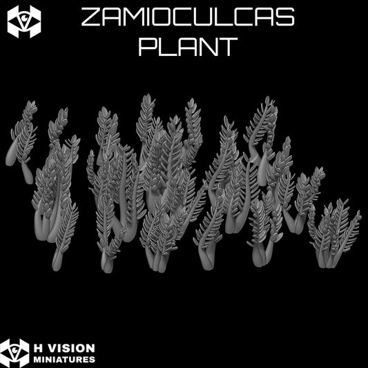 Official H Vision Miniatures Zamioculcas Plant render 1