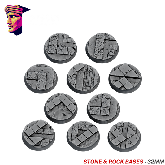 Stone & Rock Scenic Bases – 32mm