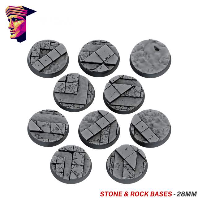 Stone & Rock Scenic Bases – 28mm