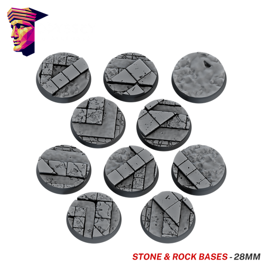 Stone & Rock Scenic Bases – 28mm