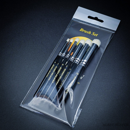 Hobby Heaven 6-Piece Dry Brush Set - XS to XXL
