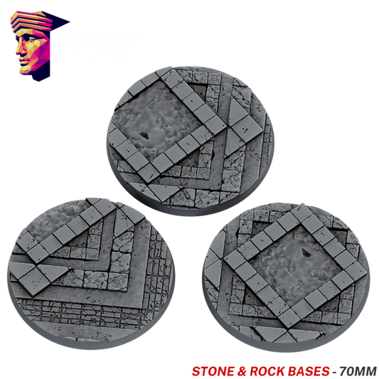 Stone & Rock Scenic Bases – 70mm x3