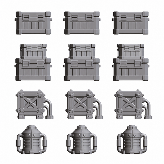 Sci-Fi Crates & Machinery