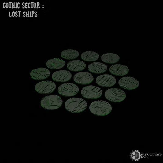 Tombship scenic bases 50mm round original creator render